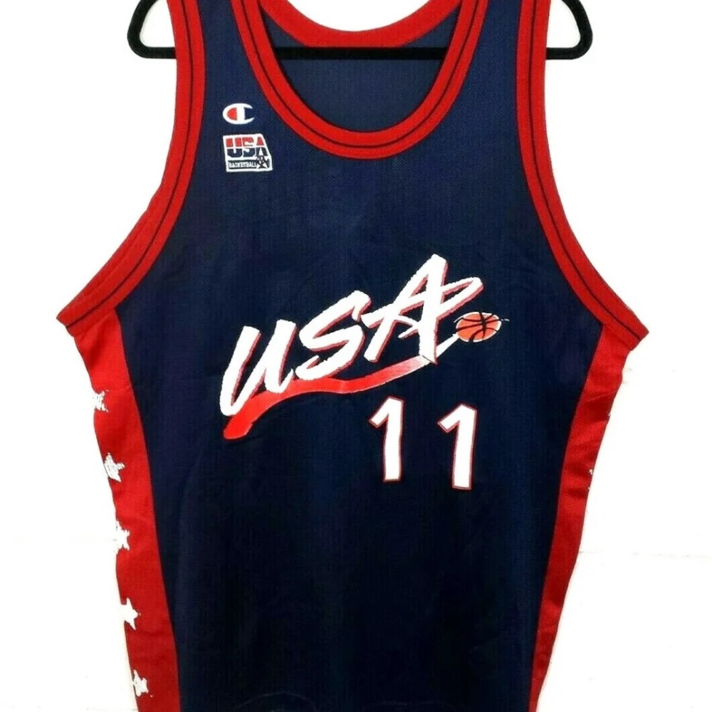Vintage 1990's Karl Malone USA National Basketball